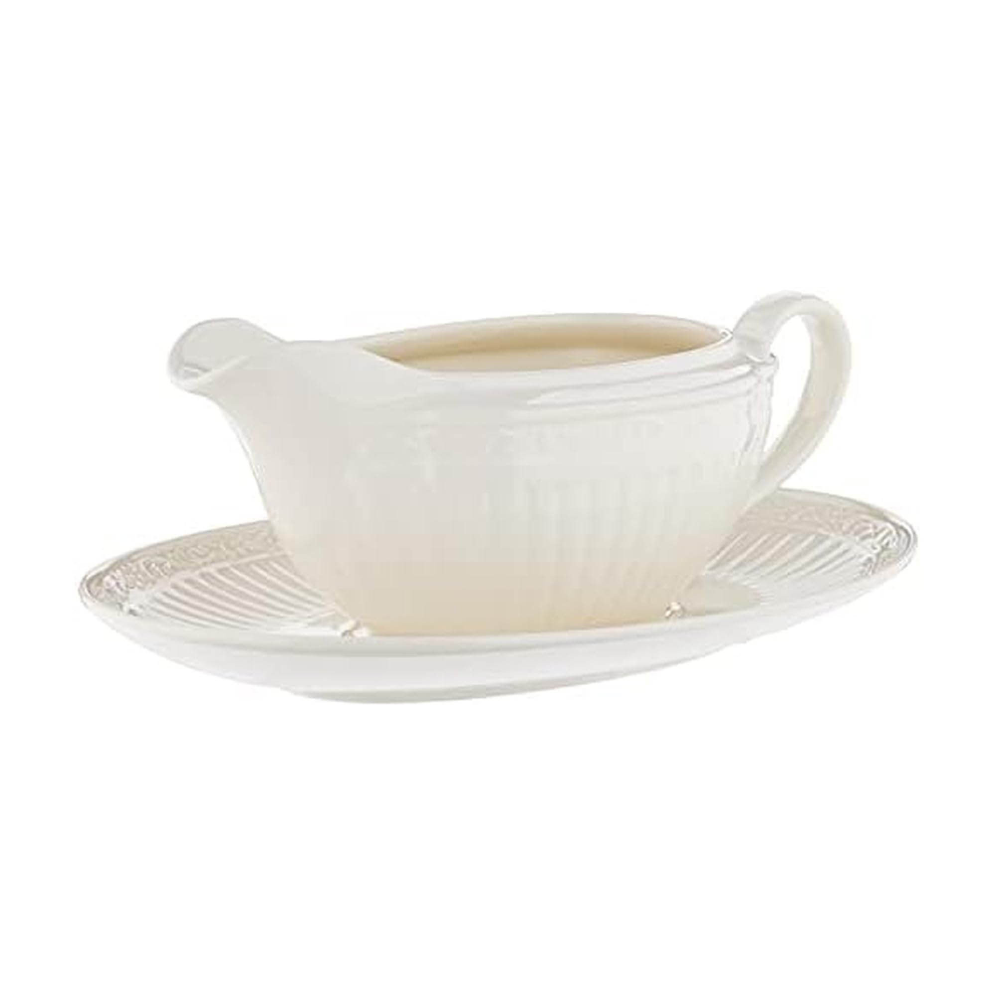 Amazon.com | Mikasa Italian Countryside Gravy Boat and Saucer Set